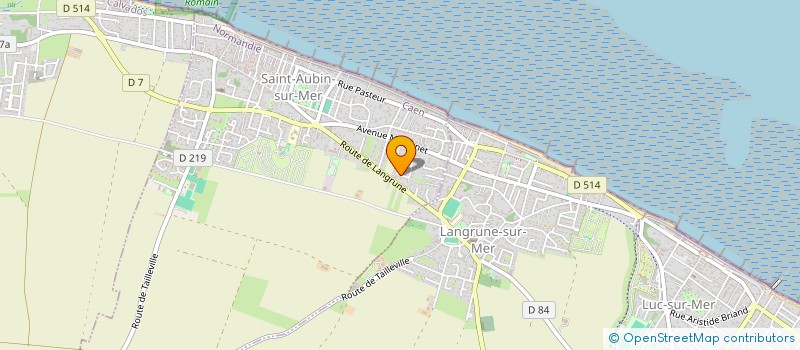 localisation de l'entreprise MADAME AURORE MARROUKI  SAINT-AUBIN-SUR-MER