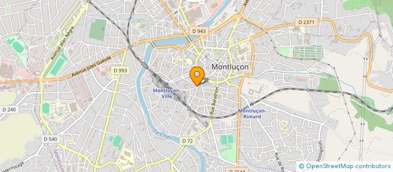 localisation de l'entreprise MADAME AURORE MARTIN  MONTLUCON