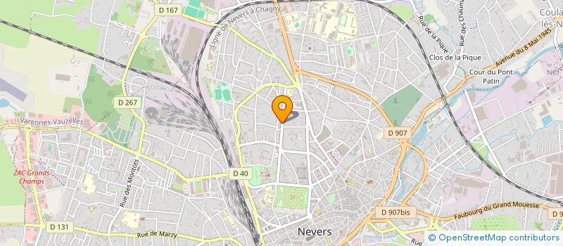 localisation de l'entreprise MADAME AURORE MARTIN à NEVERS
