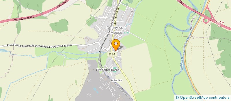 localisation de l'entreprise MADAME AURORE MASSAMBA à DUGNY-SUR-MEUSE