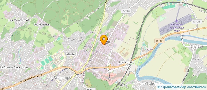 localisation de l'entreprise MADAME AURORE MAUGRAS  BESANCON