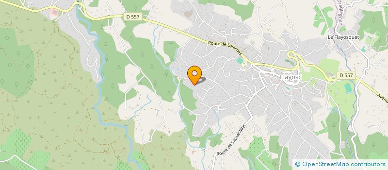 localisation de l'entreprise MADAME AURORE MENELEC  FLAYOSC