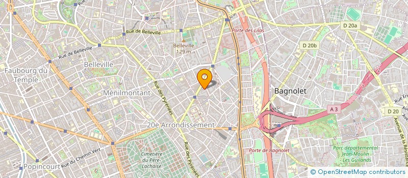 localisation de l'entreprise MADAME AURORE MERIAUX  PARIS