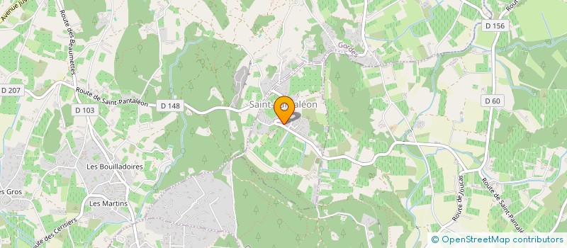 localisation de l'entreprise MADAME AURORE MERLE  SAINT-PANTALEON