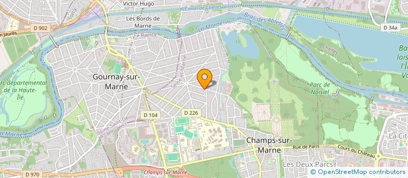 localisation de l'entreprise MADAME AURORE MERLOT  LA FERTE-MILON