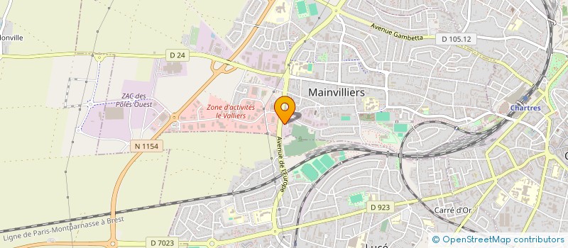localisation de l'entreprise MADAME AURORE MESLIN à MAINVILLIERS