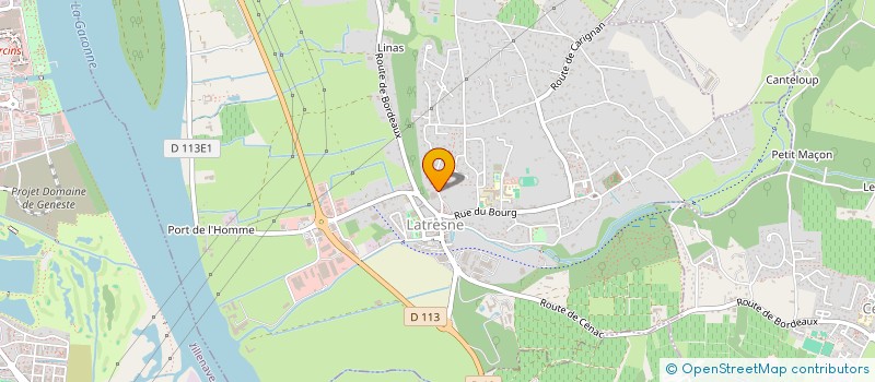 localisation de l'entreprise MADAME AURORE MEYER  LATRESNE