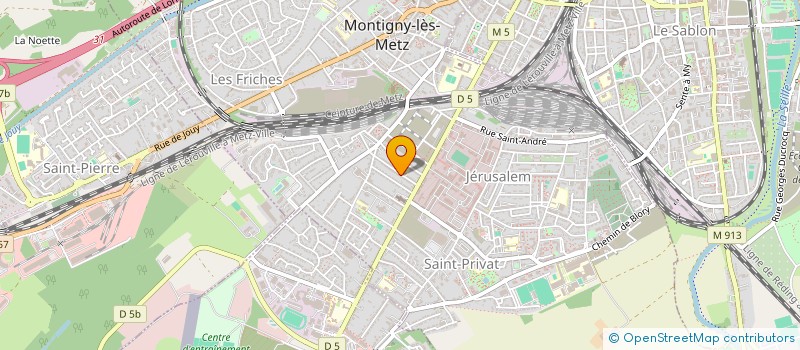 localisation de l'entreprise MADAME AURORE MEYER  MONTIGNY-LES-METZ