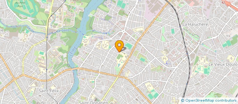 localisation de l'entreprise MADAME AURORE MICHAUD  NANTES