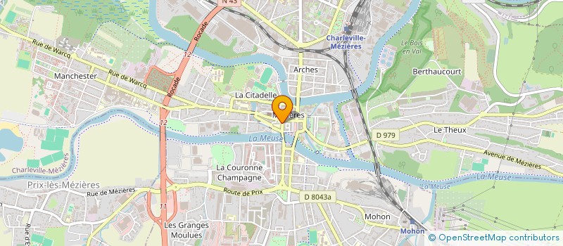 localisation de l'entreprise MADAME AURORE MIGEOT  CHARLEVILLE-MEZIERES