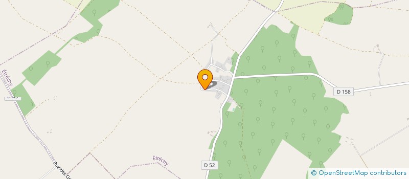 localisation de l'entreprise MADAME AURORE MILLET  ETRECHY