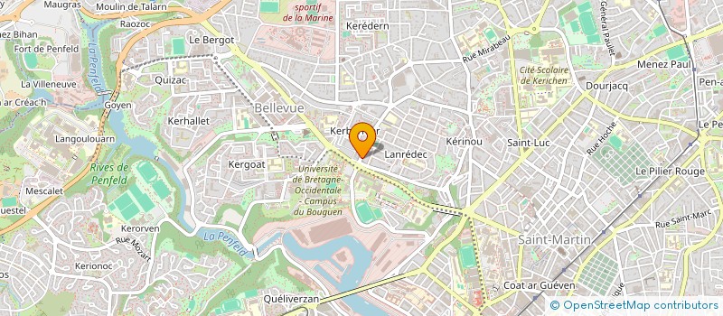 localisation de l'entreprise MADAME AURORE MITRAN  BREST