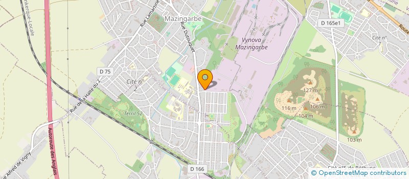 localisation de l'entreprise MADAME AURORE MOISAN  MAZINGARBE