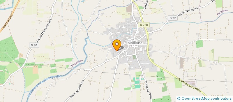 localisation de l'entreprise MADAME AURORE MOLINA  MAILLANE