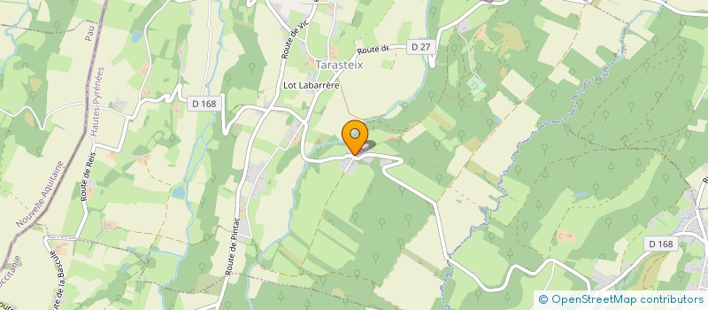 localisation de l'entreprise MADAME AURORE MONCORGER  TARASTEIX