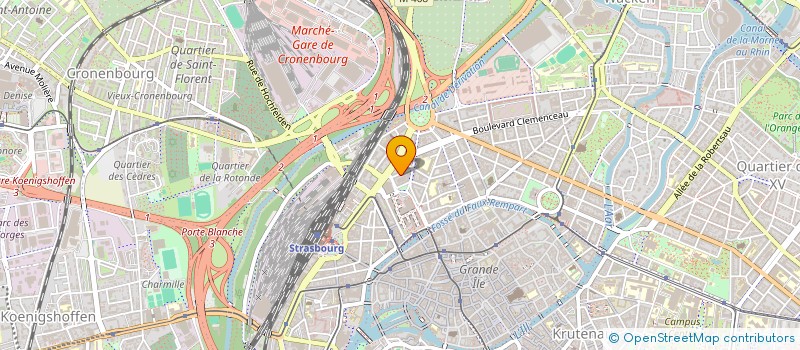 localisation de l'entreprise MADAME AURORE MONGEL à STRASBOURG