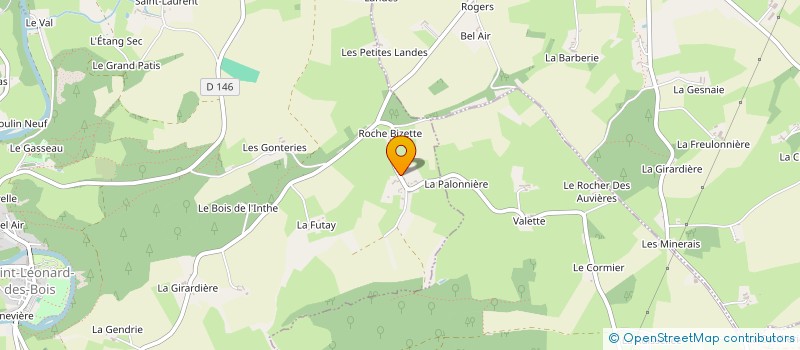 localisation de l'entreprise MADAME AURORE MONTIRONI  SAINT-LEONARD-DES-BOIS