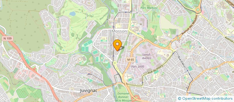 localisation de l'entreprise MADAME AURORE MONTOUX à MONTPELLIER