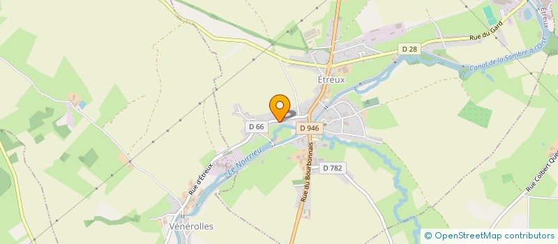 localisation de l'entreprise MADAME AURORE MOREAU  ETREUX