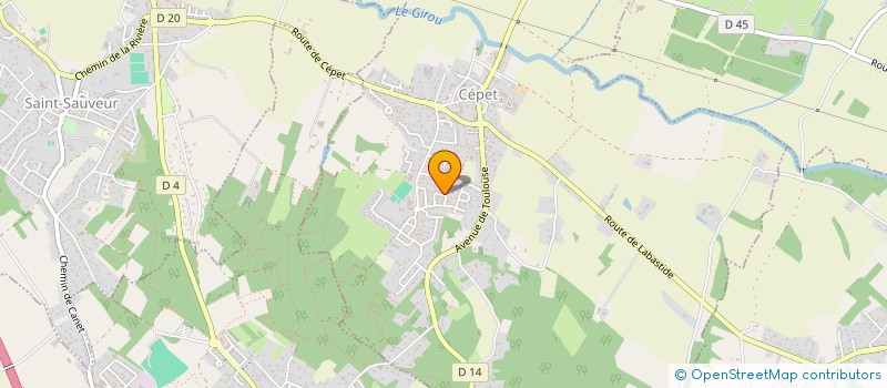 localisation de l'entreprise MADAME AURORE MORITZ  CEPET