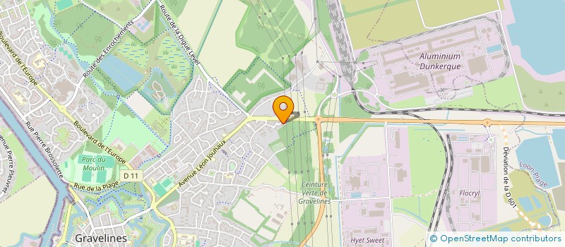 localisation de l'entreprise MADAME AURORE MOROZOF  GRAVELINES