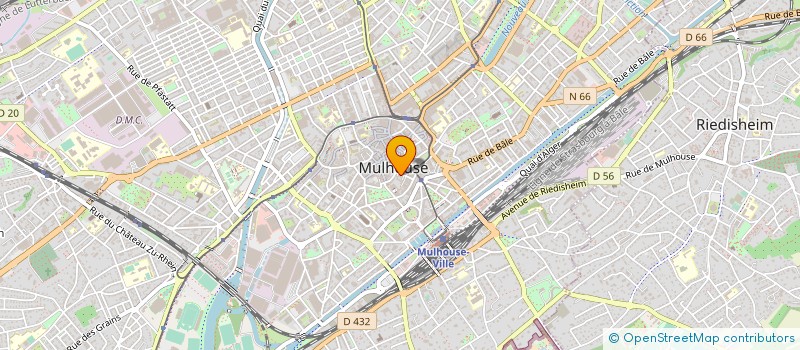 localisation de l'entreprise MADAME AURORE MOTTET  MULHOUSE