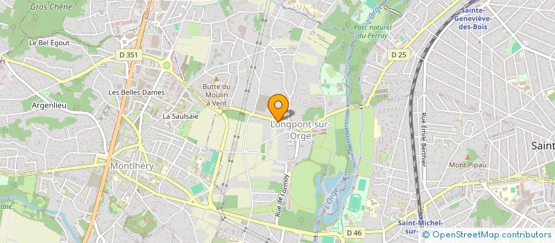 localisation de l'entreprise MADAME AURORE MOUSSAOUI  MONTLHERY