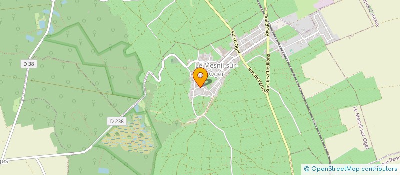 localisation de l'entreprise MADAME AURORE MOUSSY  LE MESNIL-SUR-OGER