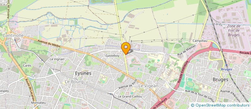 localisation de l'entreprise MADAME AURORE MOUTIER  EYSINES