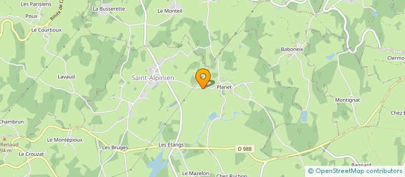 localisation de l'entreprise MADAME AURORE MROCZEK  AUBUSSON