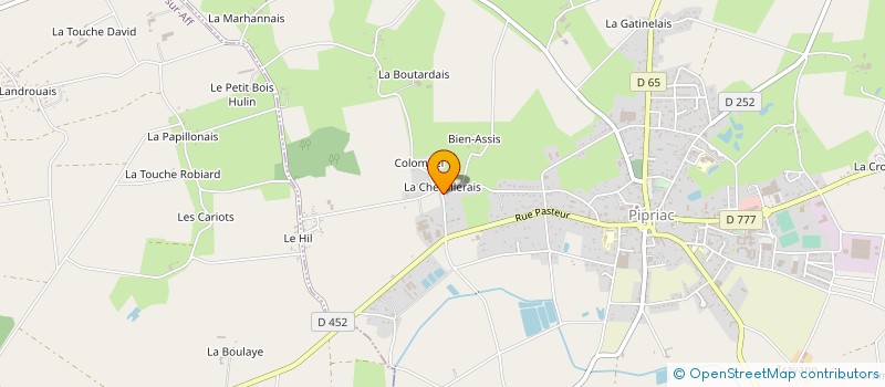 localisation de l'entreprise MADAME AURORE NAIRIERE  PIPRIAC