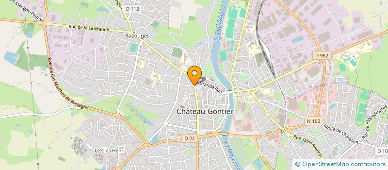 localisation de l'entreprise MADAME AURORE NAUDIN  CHATEAU-GONTIER-SUR-MAYENNE