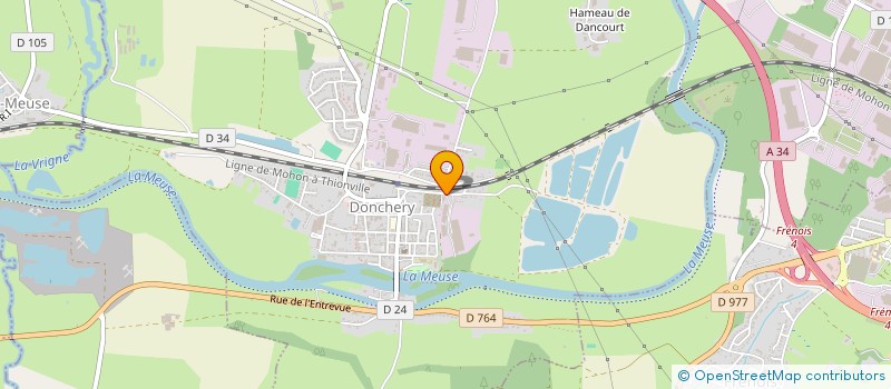 localisation de l'entreprise MADAME AURORE NOURISSON  DONCHERY