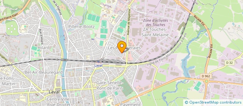 localisation de l'entreprise MADAME AURORE ODIC à LAVAL
