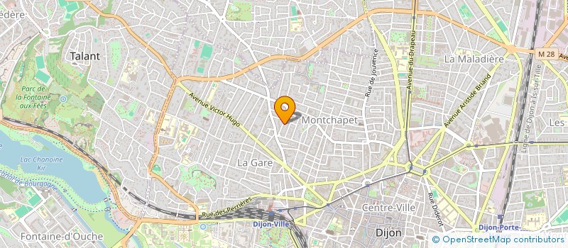 localisation de l'entreprise MADAME AURORE PAIN à DIJON