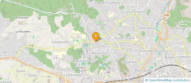 localisation de l'entreprise MADAME AURORE PARIS  TOULON