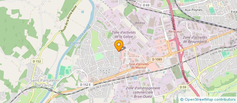 localisation de l'entreprise MADAME AURORE PAROT  SAINT-PANTALEON-DE-LARCHE