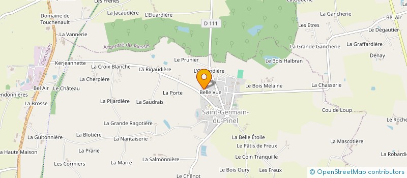 localisation de l'entreprise MADAME AURORE PAUBY  SAINT-GERMAIN-DU-PINEL