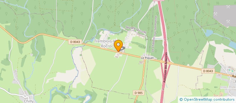 localisation de l'entreprise MADAME AURORE PECHEUX à TREMBLOIS-LES-ROCROI