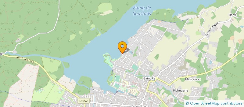 localisation de l'entreprise MADAME AURORE PECQUEUX  SOUSTONS