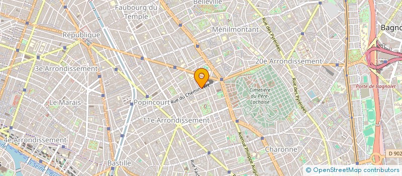 localisation de l'entreprise MADAME AURORE PEGON  PARIS