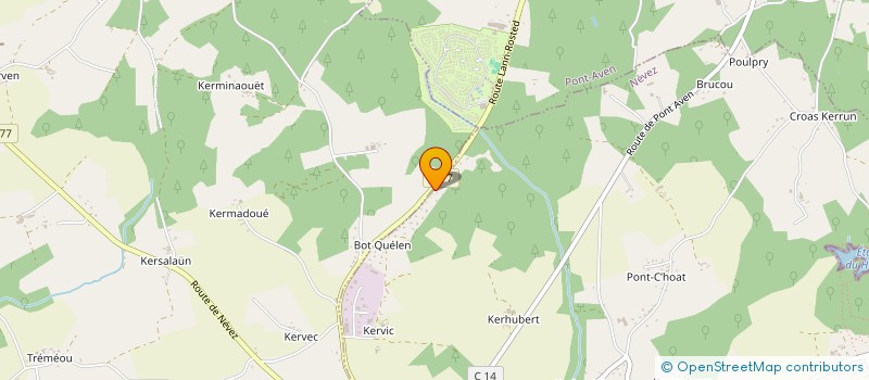 localisation de l'entreprise MADAME AURORE PELLEAU  NEVEZ