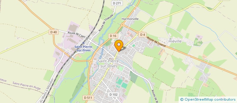 localisation de l'entreprise MADAME AURORE PESCHET à SAINT-PIERRE-EN-AUGE