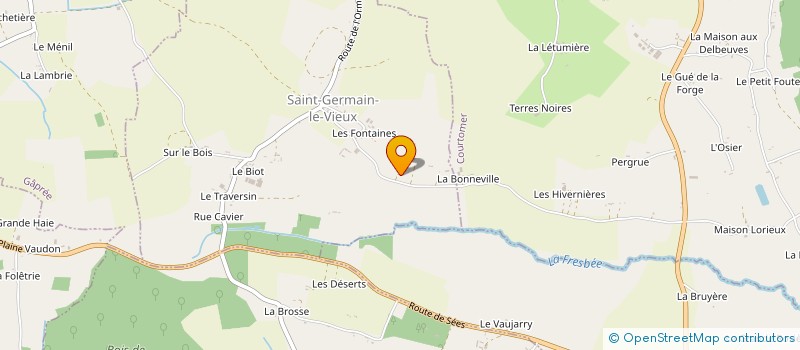 localisation de l'entreprise MADAME AURORE PEYRE à SAINT-GERMAIN-LE-VIEUX