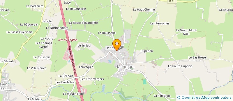 localisation de l'entreprise MADAME AURORE PHELIPPART  LES PORTES DU COGLAIS