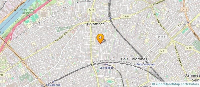 localisation de l'entreprise MADAME AURORE PHILIPPE à COLOMBES