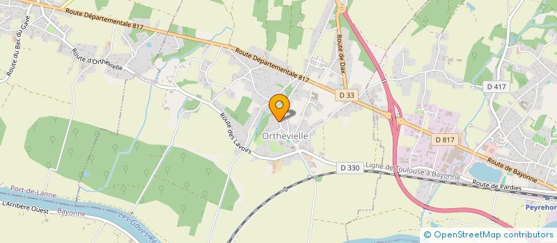 localisation de l'entreprise MADAME AURORE PIAULT  ORTHEVIELLE