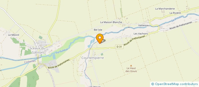 localisation de l'entreprise MADAME AURORE PIGERE à COURTEMPIERRE