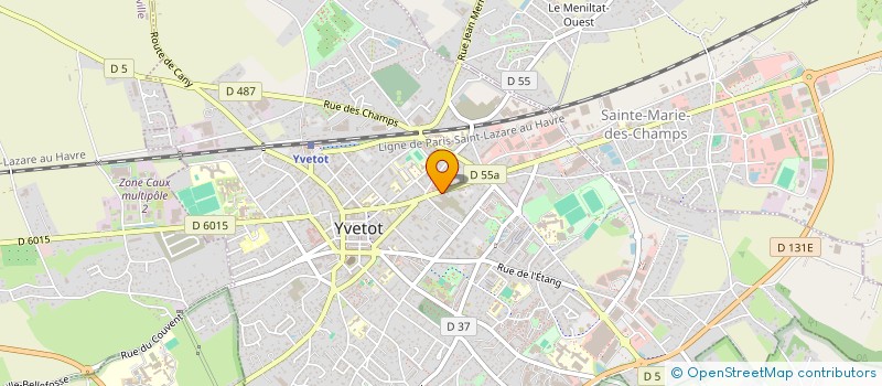 localisation de l'entreprise MADAME AURORE PIGNE  YVETOT