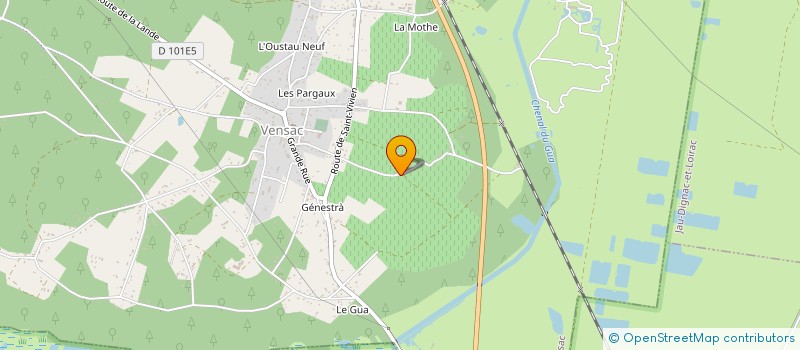 localisation de l'entreprise MADAME AURORE PINCHON  VENSAC